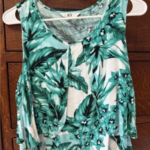 Jack by BB Dakota Women's Green Floral Top